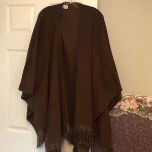 Heavy brown shawl